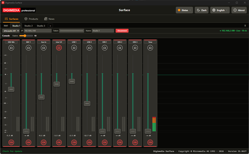 Digimedia Surface screenshot